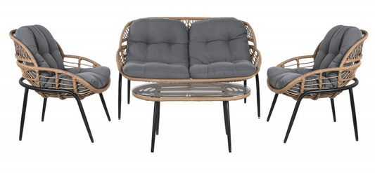 Lounge set met 3 fauteuils DKD Home Decor